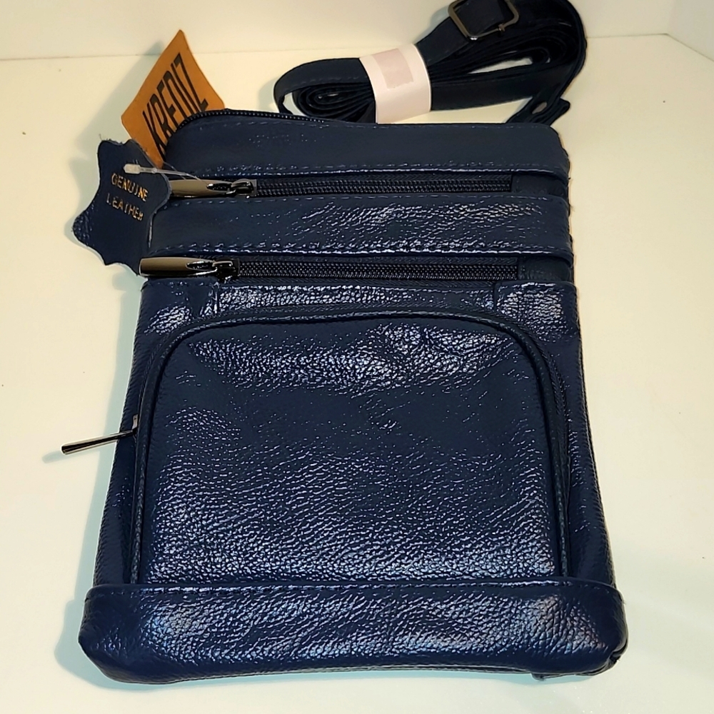 NEW♡♡Navy Leather Crossbody